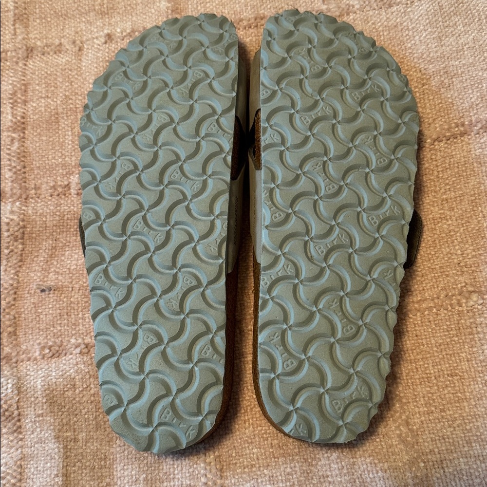 Birkenstock Gray Slide Sandals - Picture 3 of 3